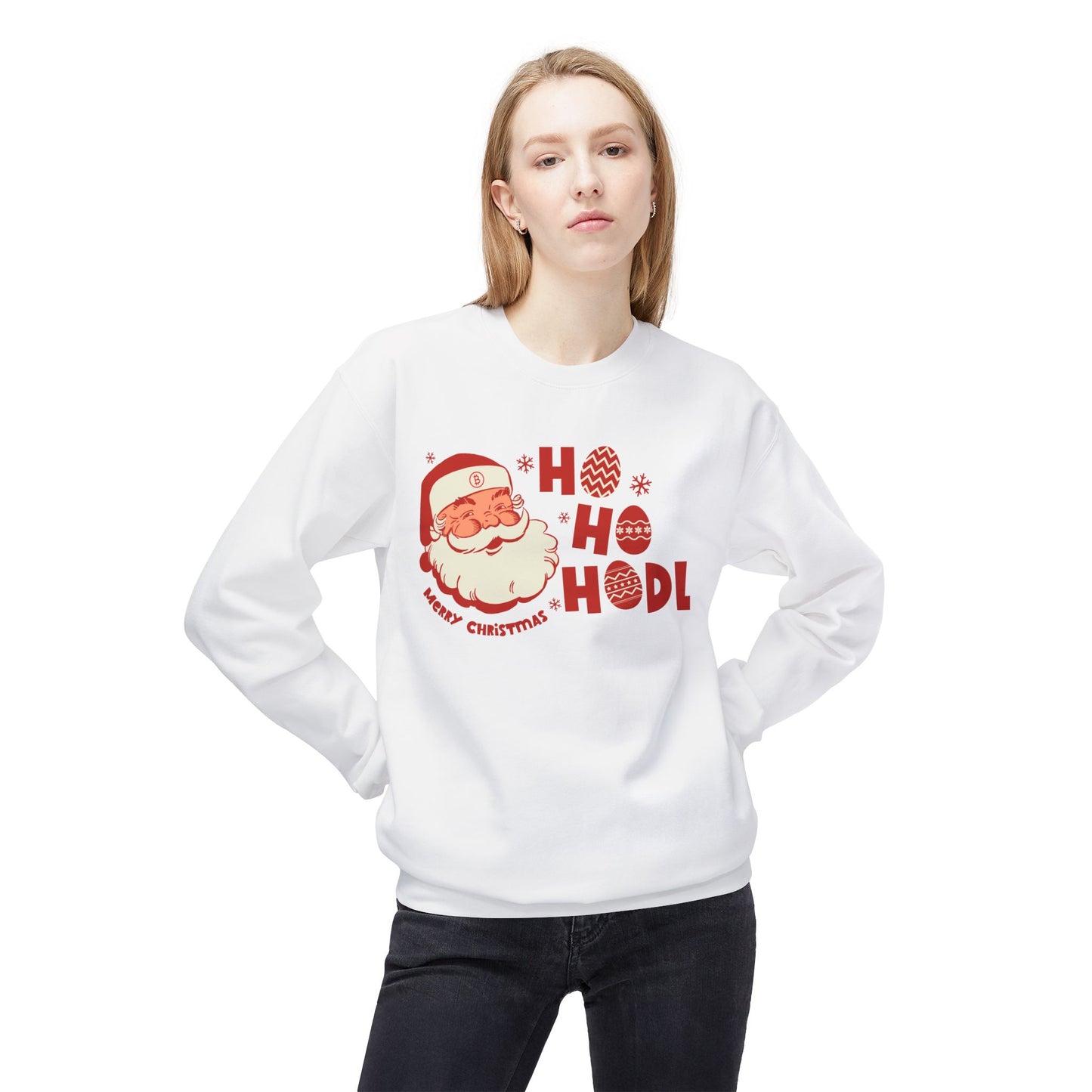 HO HO HODL Bitcoin Santa Sweatshirt