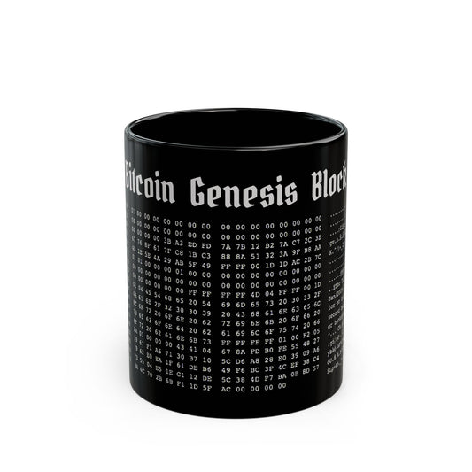 Bitcoin Genesis Block Mug