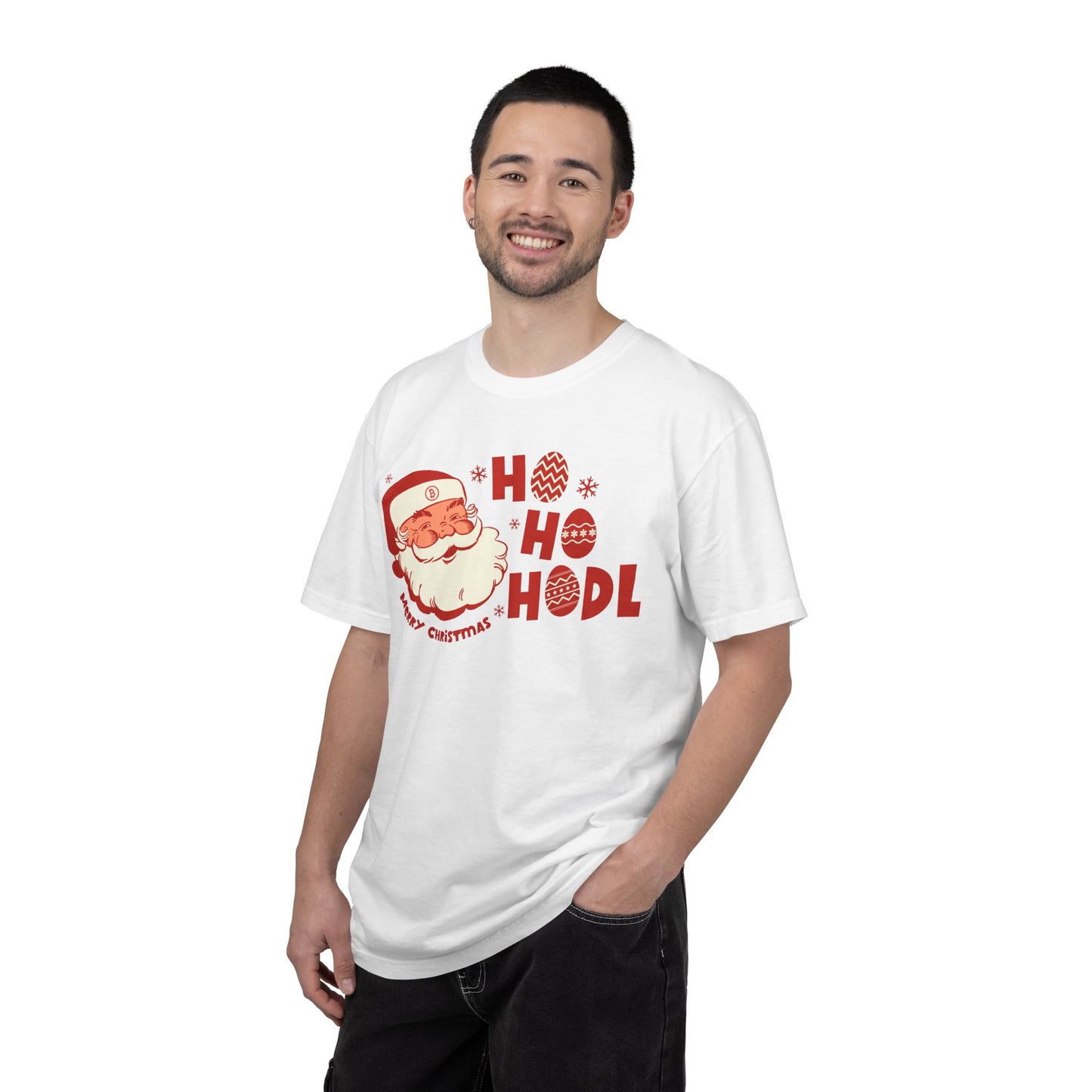 HO HO HODL Bitcoin Santa T-shirt