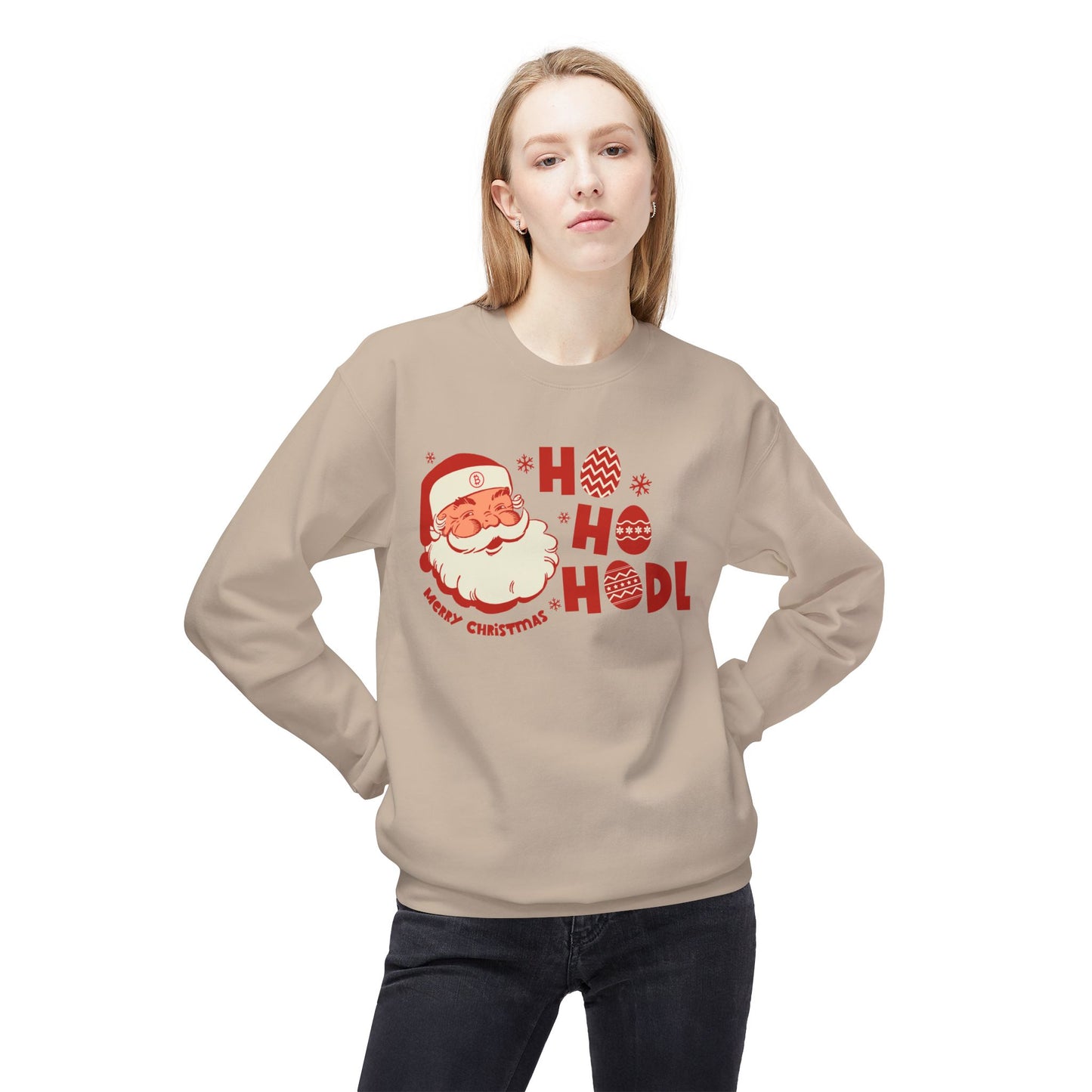 HO HO HODL Bitcoin Santa Sweatshirt
