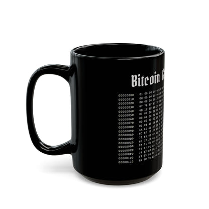 Bitcoin Genesis Block Mug
