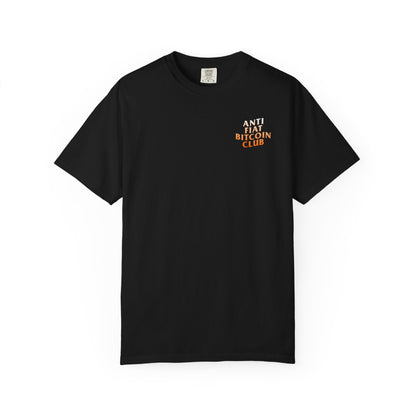 Anti Fiat Bitcoin Club Gradient Tee