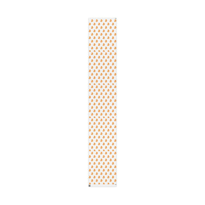 Bitcoin Gift Wrap Paper White/Orange