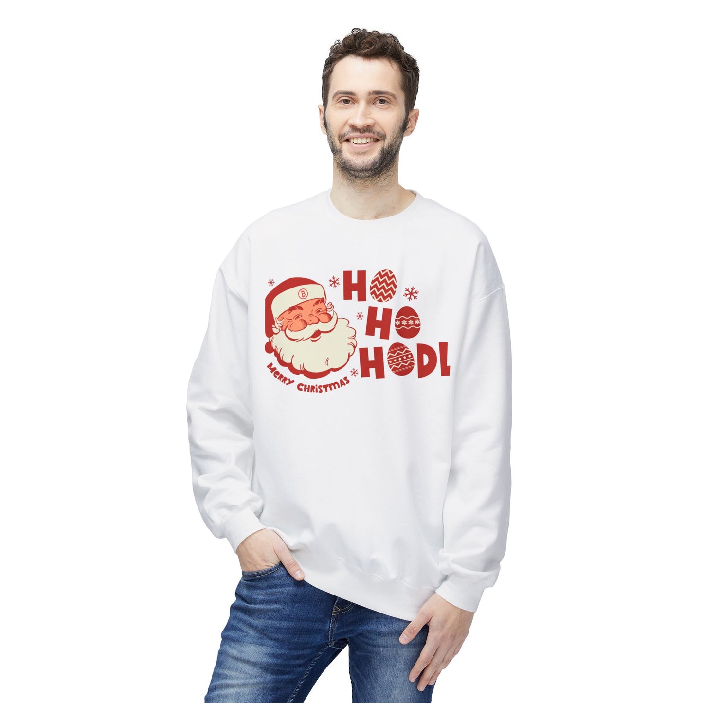 HO HO HODL Bitcoin Santa Sweatshirt