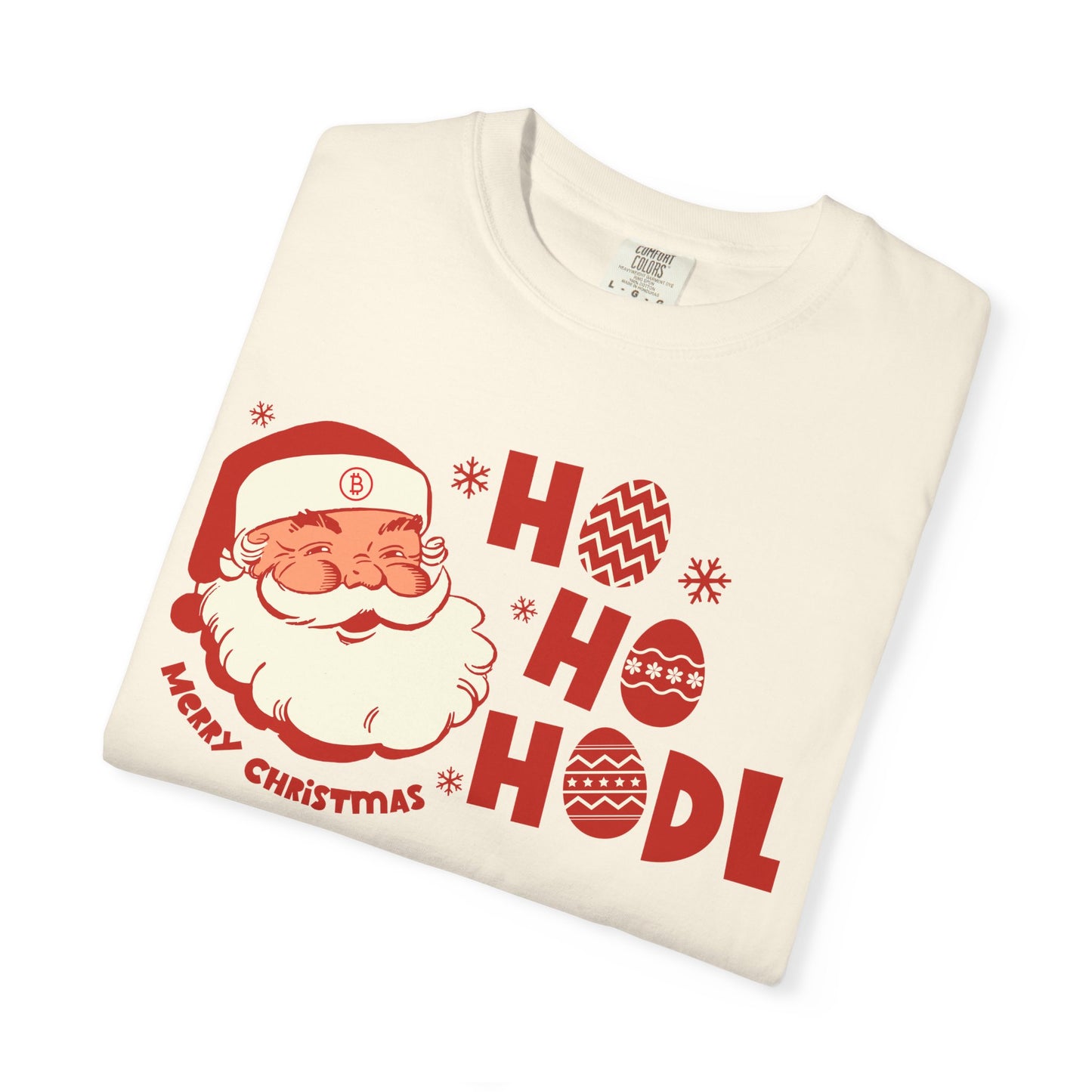 HO HO HODL Bitcoin Santa T-shirt