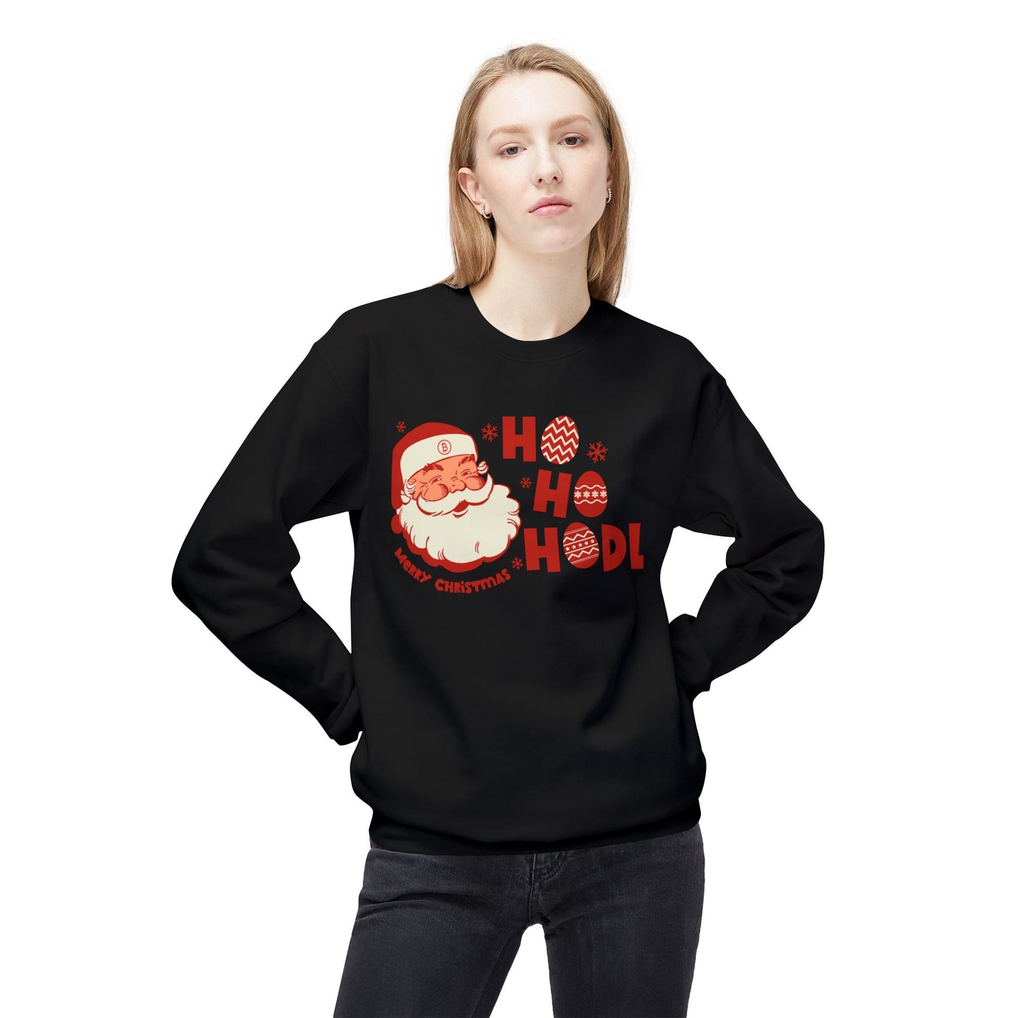 HO HO HODL Bitcoin Santa Sweatshirt