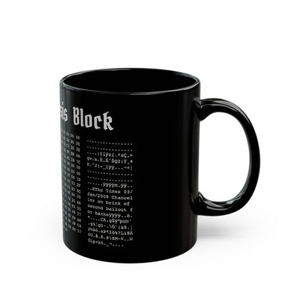 Bitcoin Genesis Block Mug