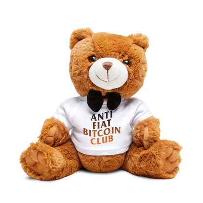 Anti Fiat Bitcoin Club Teddy Bear