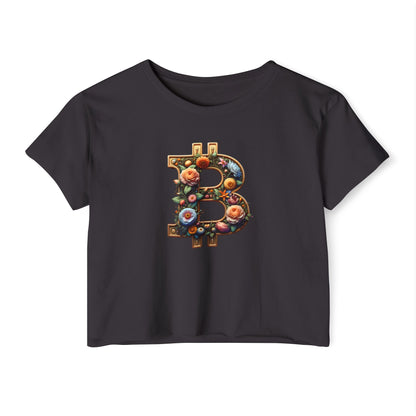 BTC Floral Logo Women's Crop Top