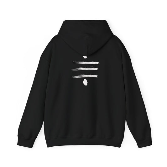 Satoshi Brushstroke Hooded Sweatshirt